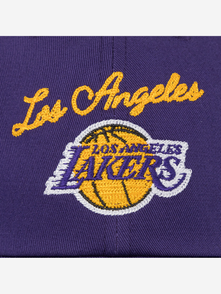Бейсболка MITCHELL NESS HD10409-LALPURP Los Angeles Lakers NBA (фиолетовый)