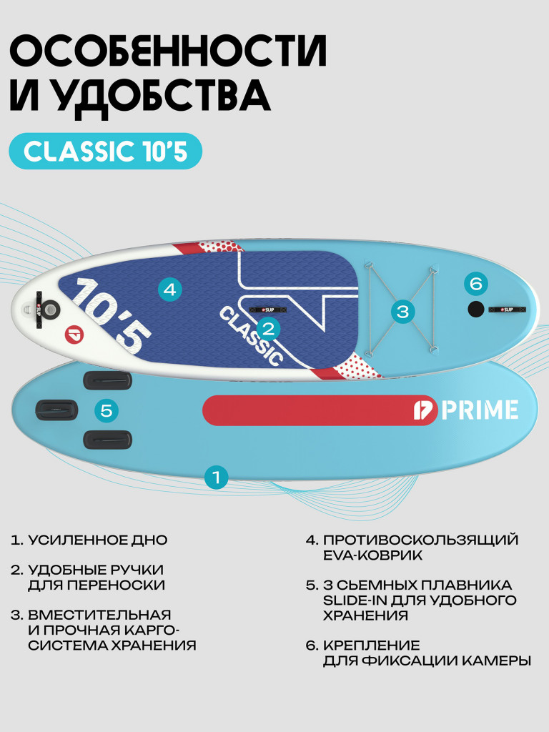 Сапборд PRIME - CLASSIC 10'5