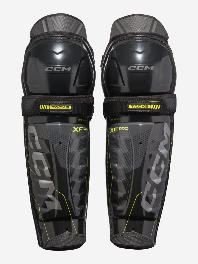 Щитки хоккейные CCM Tacks XF Pro SR, Черный