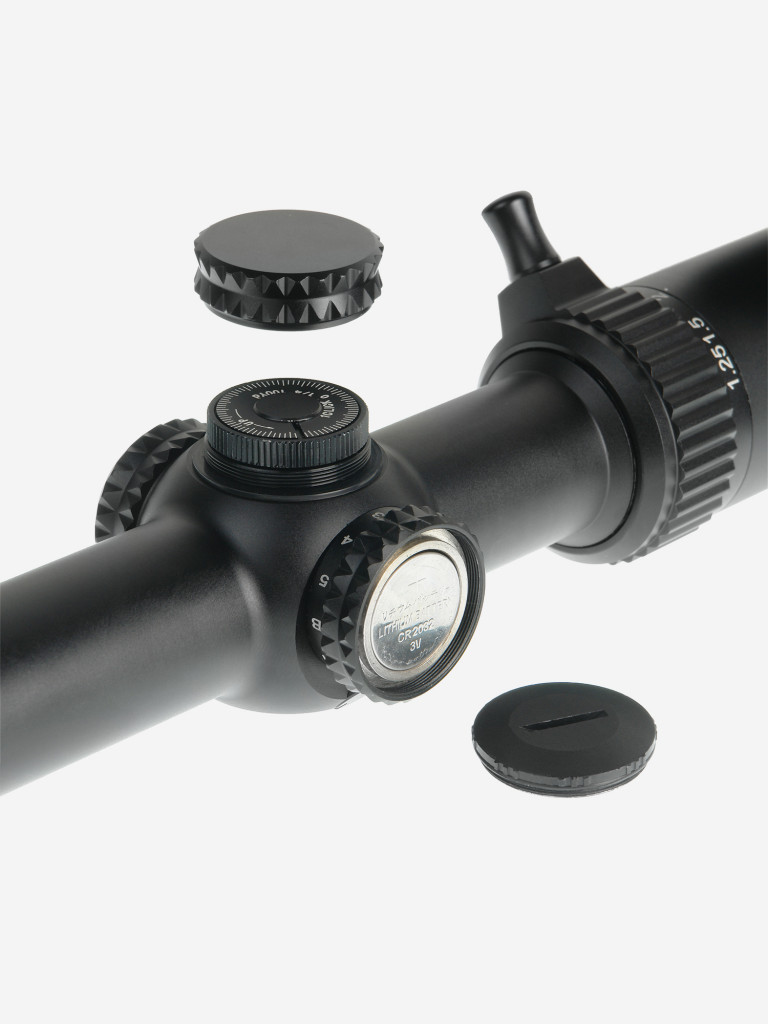 Прицел оптический Veber Wolf 1.25-4.5х26 IR FD07 Загонник