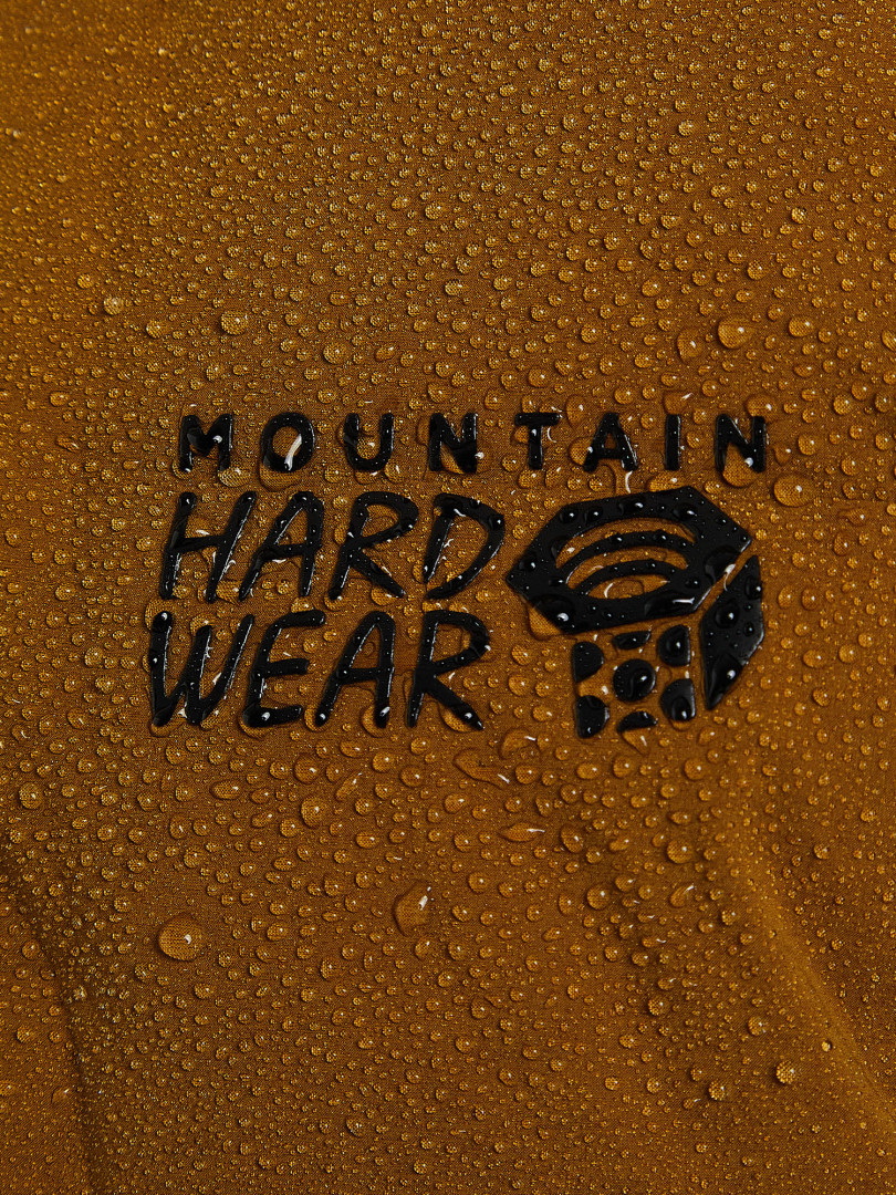 фото Пуховик мужской mountain hardwear stretchdown, коричневый