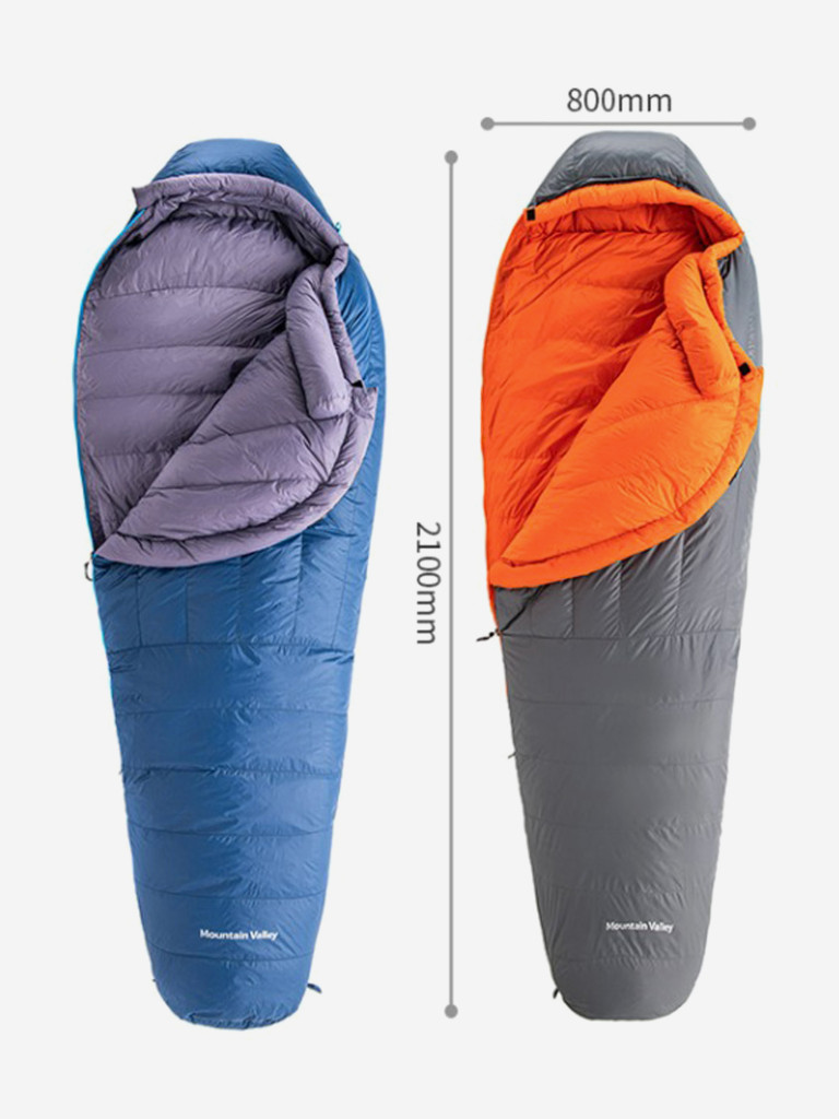 Мешок спальный Naturehike 2019 ULG, 210х80 см, (правый) (ТК: -15C), серый