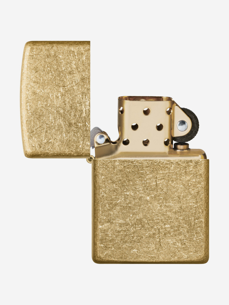 Зажигалка бензиновая ZIPPO 49477 Classic Tumbled Brass