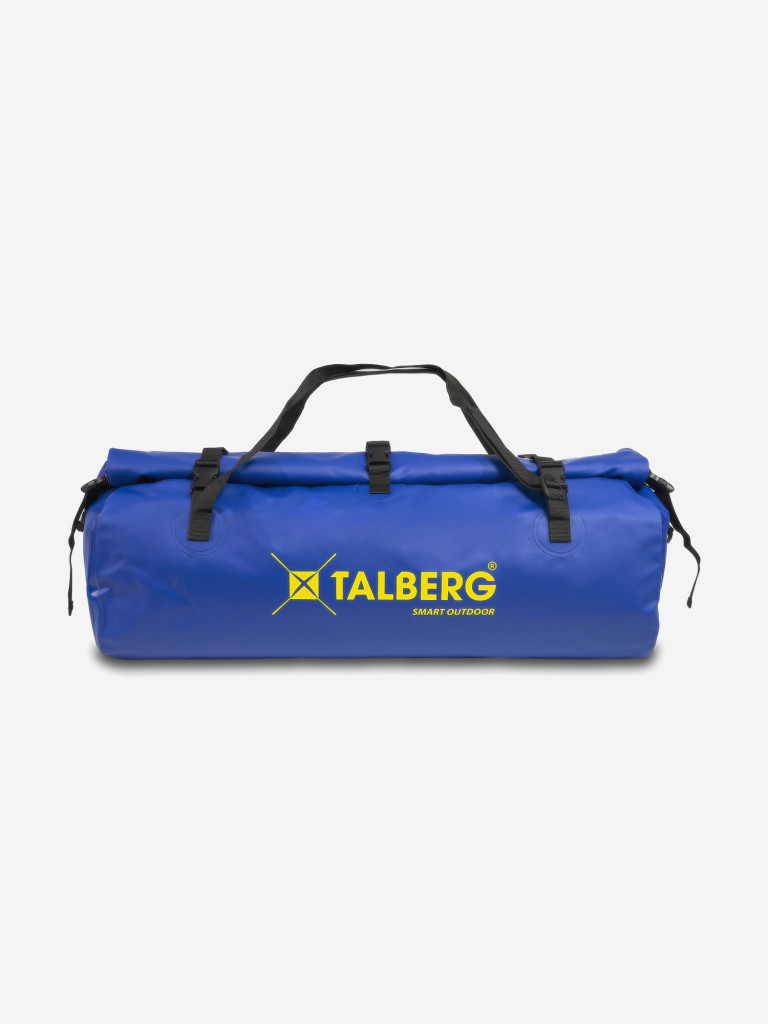 Гермосумка TALBERG TRAVEL DRY BAG 80, черный/василёк
