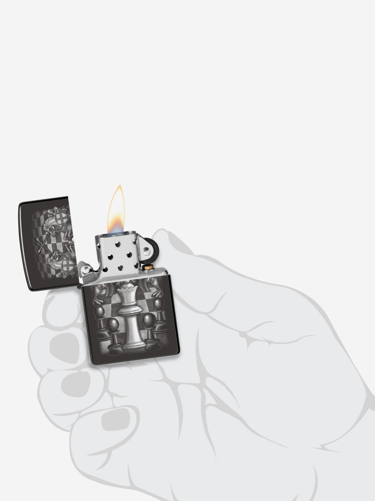Зажигалка бензиновая ZIPPO 48762 Chess