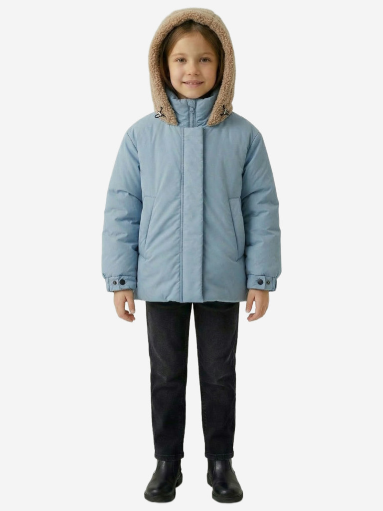 Куртка утепленная для девочки batik Шерил голубая лисица