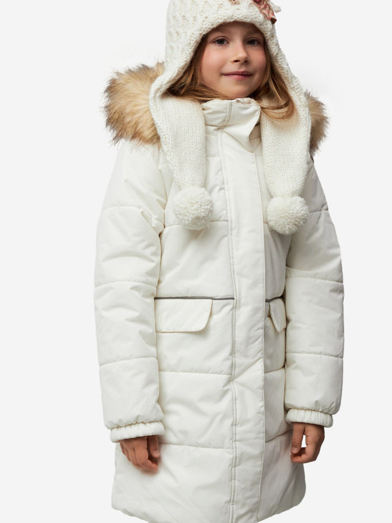 Утепленное пальто для девочек TOTTI KIDS