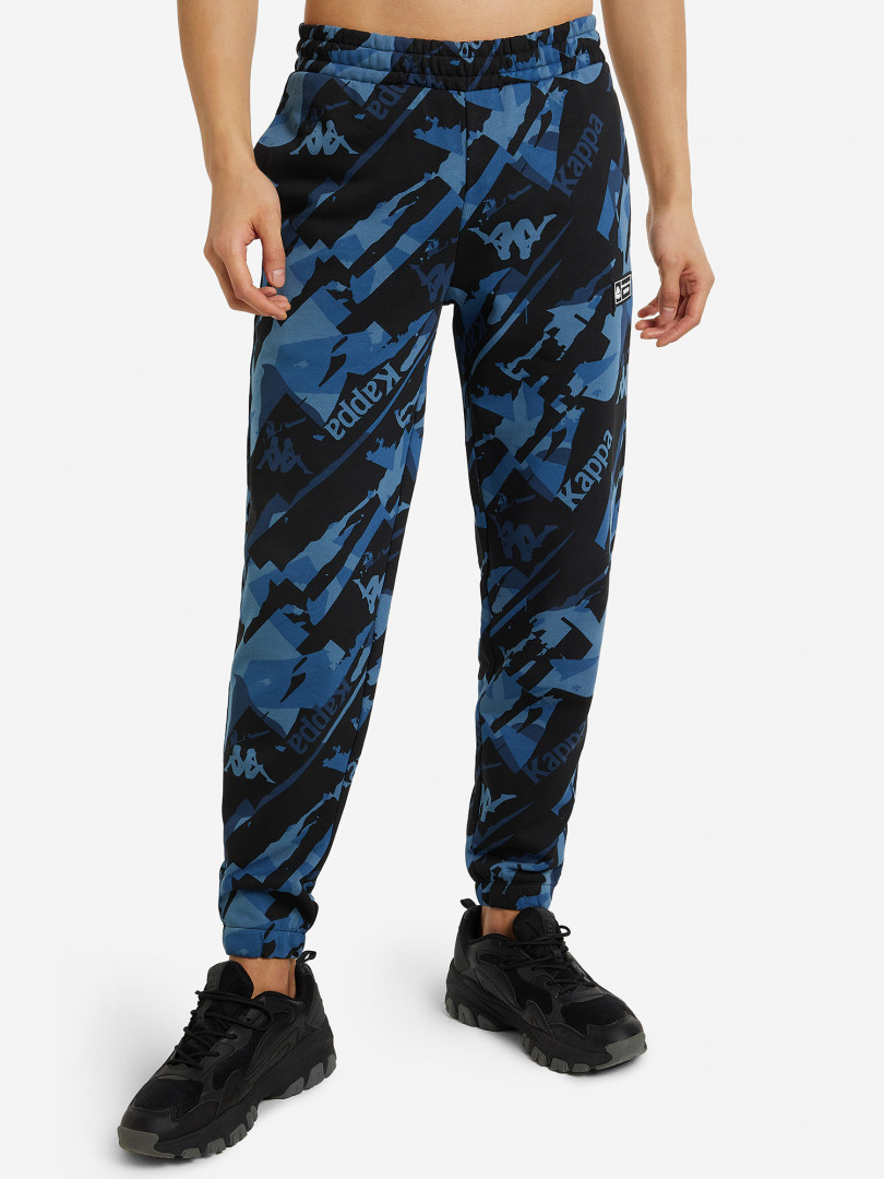 фото Брюки мужские kappa authentic flash, черный