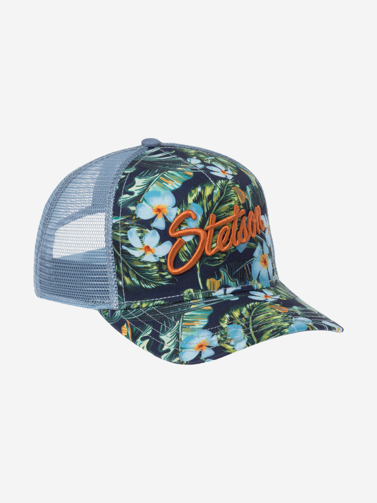 Бейсболка с сеточкой STETSON 7741155 TRUCKER CAP HAWAII FLOWER