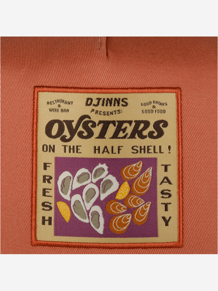 Бейсболка с сеточкой DJINNS HFT Food Oysters (оранжевый)