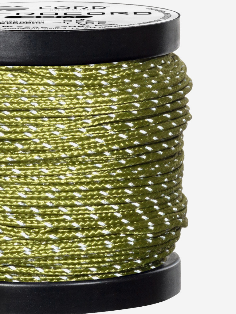 Микрокорд CORD катушка 30м светоотражающий (moss)