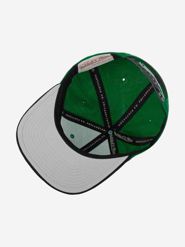 Бейсболка с прямым козырьком MITCHELL NESS 6HSSJS18091-CBUGNBK Chicago Bulls NBA (зеленый)