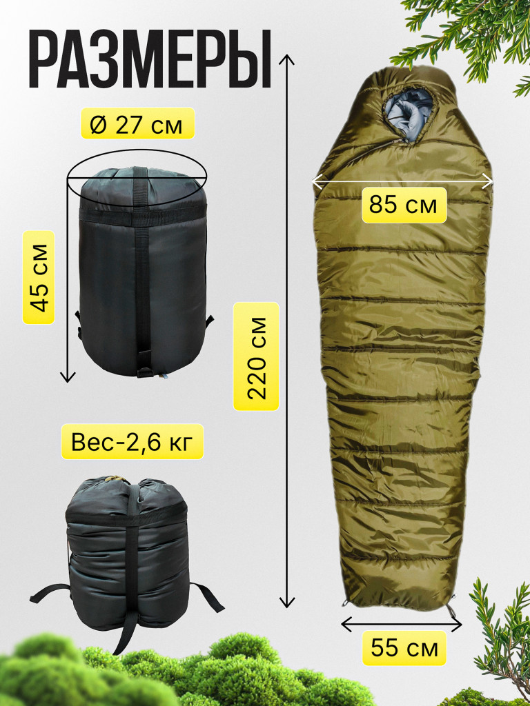 Спальный мешок Icecube winter (-10/-30 С)