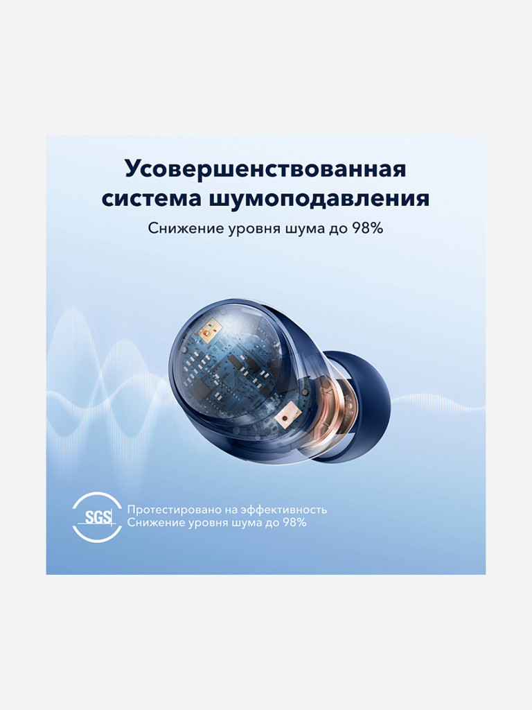 Наушники беспроводные SOUNDCORE Space A40 A3936 синий
