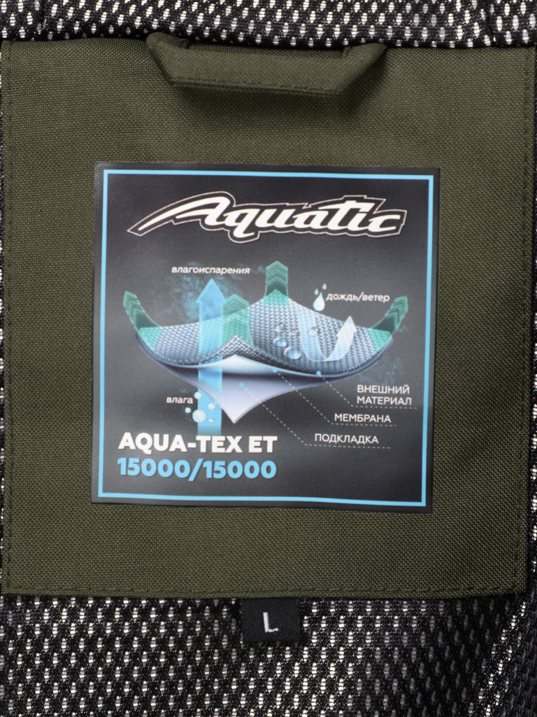 Куртка демисезонная Aquatic КМ-01 для рыбалки и охоты