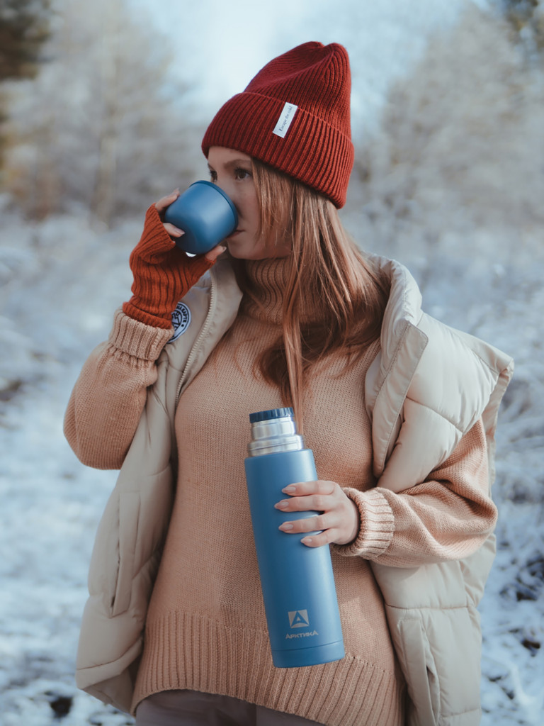 Термос вакуумный Арктика 1 л, нордик