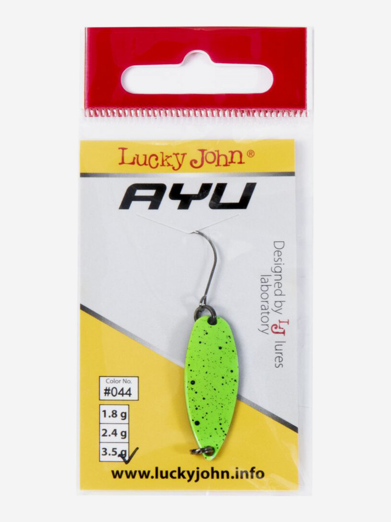 Блесна колеблющаяся Lucky John TR AYU, длина 31мм, вес 3.5г