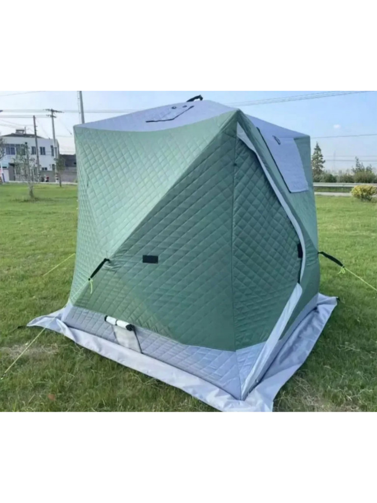Зимняя палатка Terbo-Mir 2016 трехслойная мобильная баня для кемпинга и рыбалки