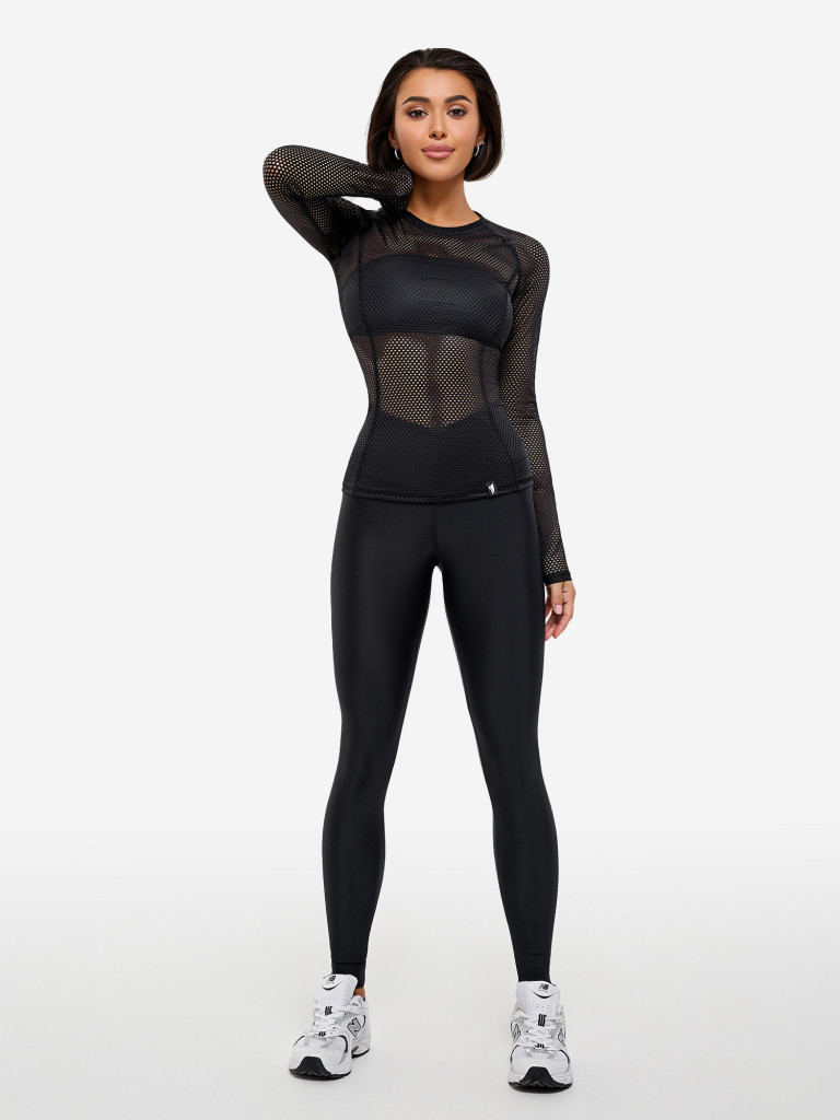 Рашгард женский Bona Fide Rashguard Round Fresh "Black"