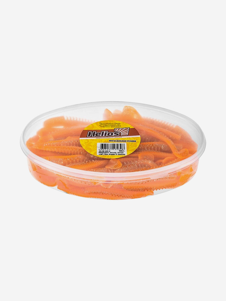 Мягкая приманка Helios Varuna, 4,33'' / 11 см, Orange & Sparkles, 100 шт (HS-35-022-N)