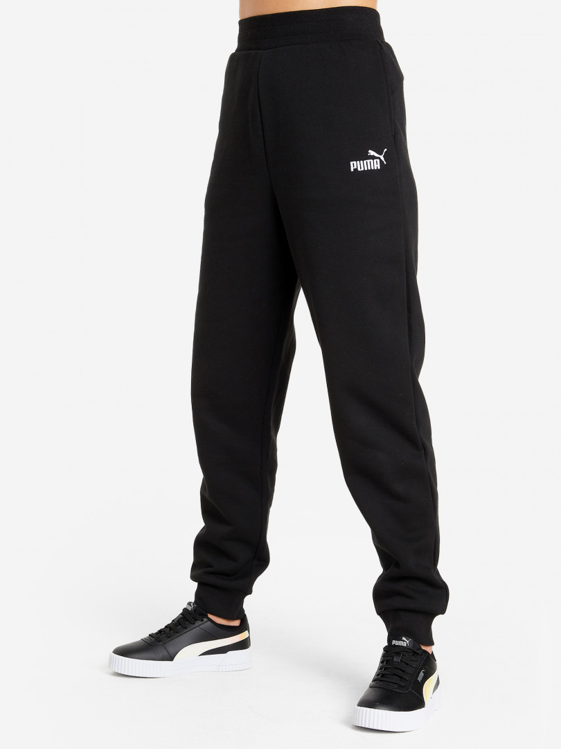 фото Брюки женские puma ess+ embroidery, черный