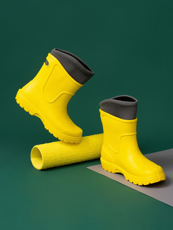 Ботинки мужские из ЭВА, утепленные