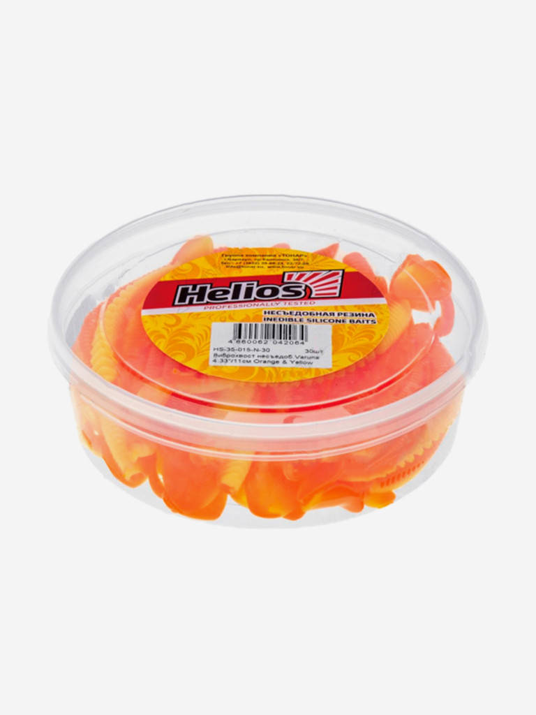 Мягкая приманка Helios Varuna, 4,33'' / 11 см, Orange & Yellow, 30 шт (HS-35-015-N-30)