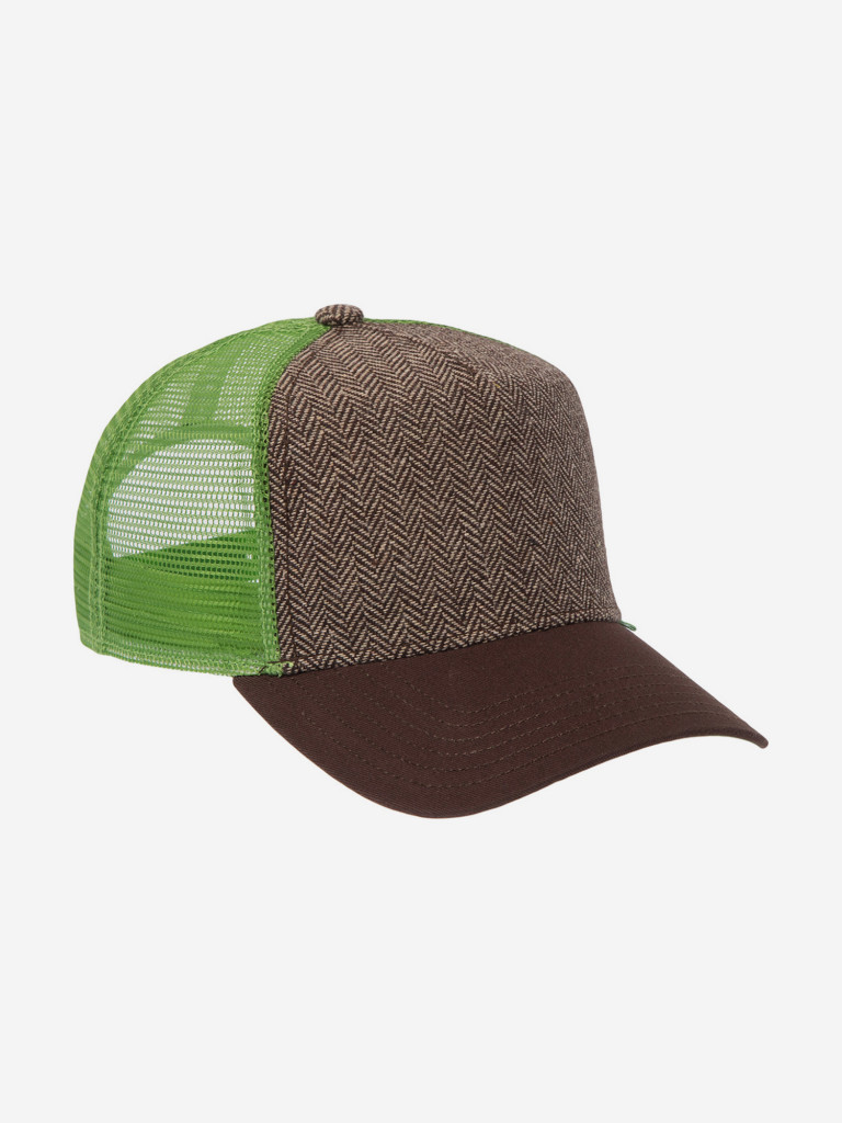 Бейсболка с сеточкой DJINNS HFT Tweed Combo (коричневый)