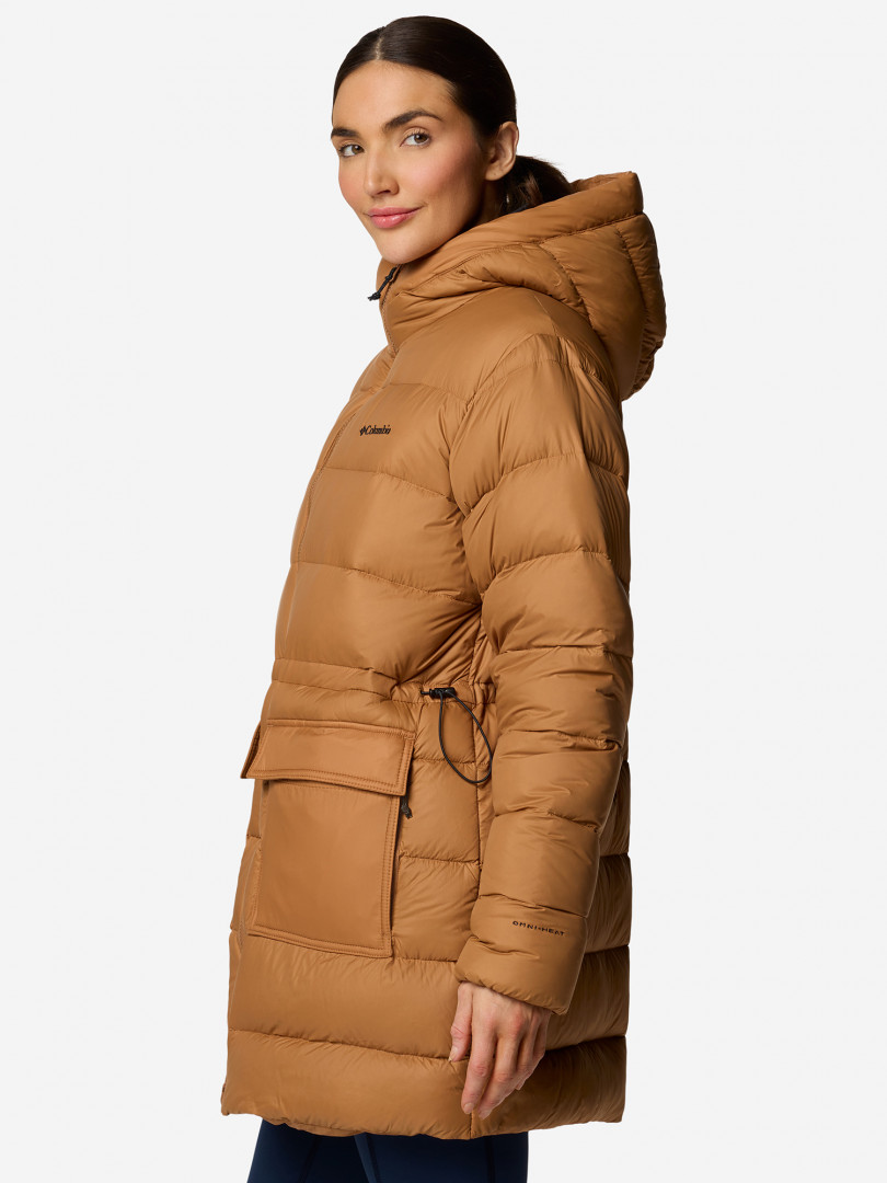 Пуховик женский Columbia Harmony Falls Mid Down Jacket 30959330299 Коричневый, размер 42,44,50,46,48, фото 5