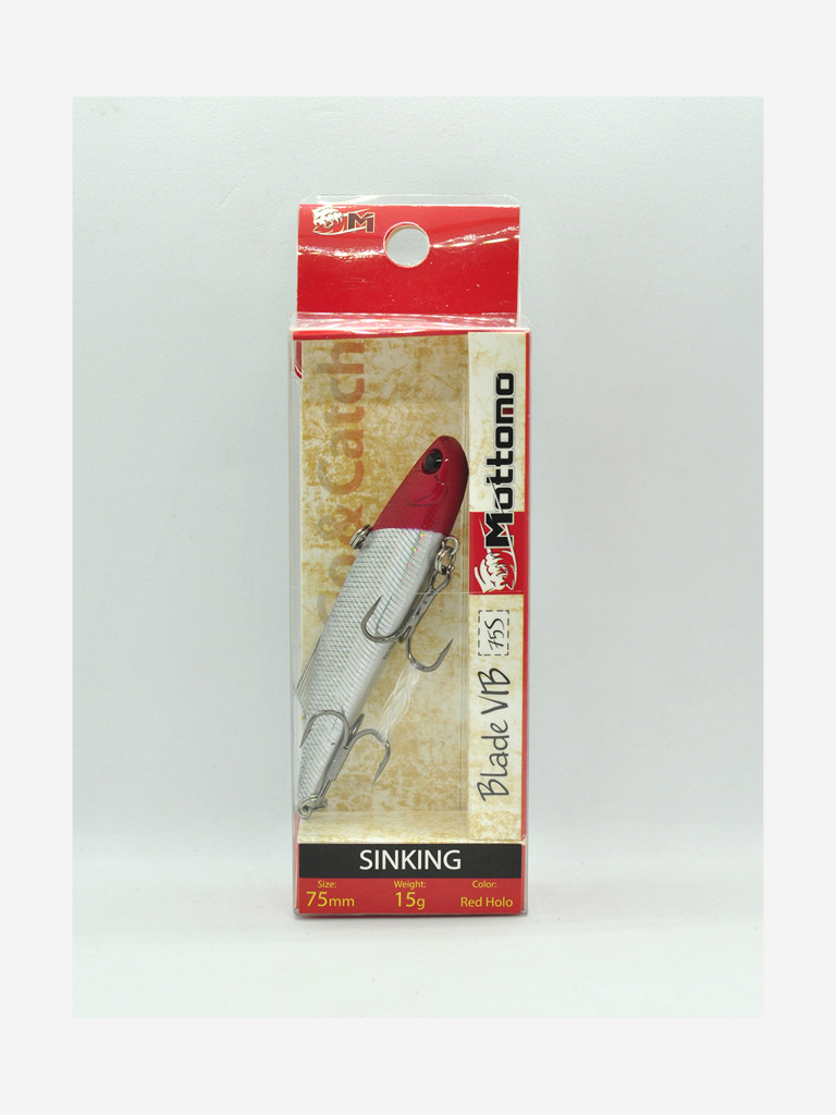 Воблер Mottomo Blade VIB 75S 15g Red Holo