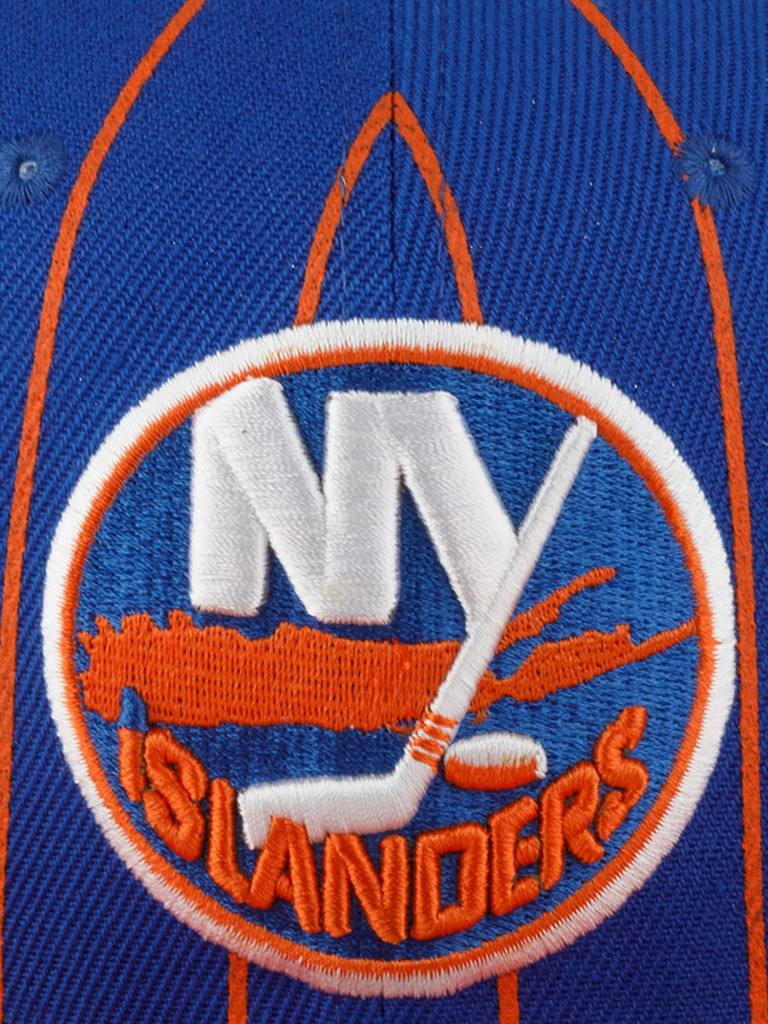 Бейсболка с прямым козырьком MITCHELL NESS HHSS5373-NYIYYPPPBLUE New York Islanders NHL (оранжевый)