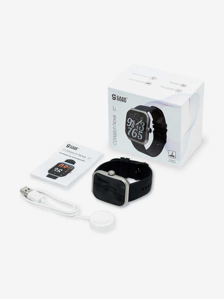 Умные смарт часы фитнес-браслет CGWatch Nova, CaseGuru