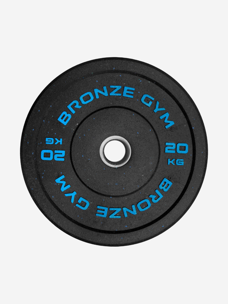Диск для штанги бамперный BRONZE GYM 20 кг