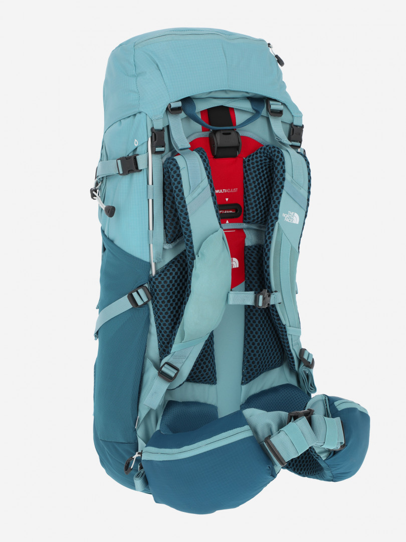 фото Рюкзак женский the north face trail lite, 50 л, голубой