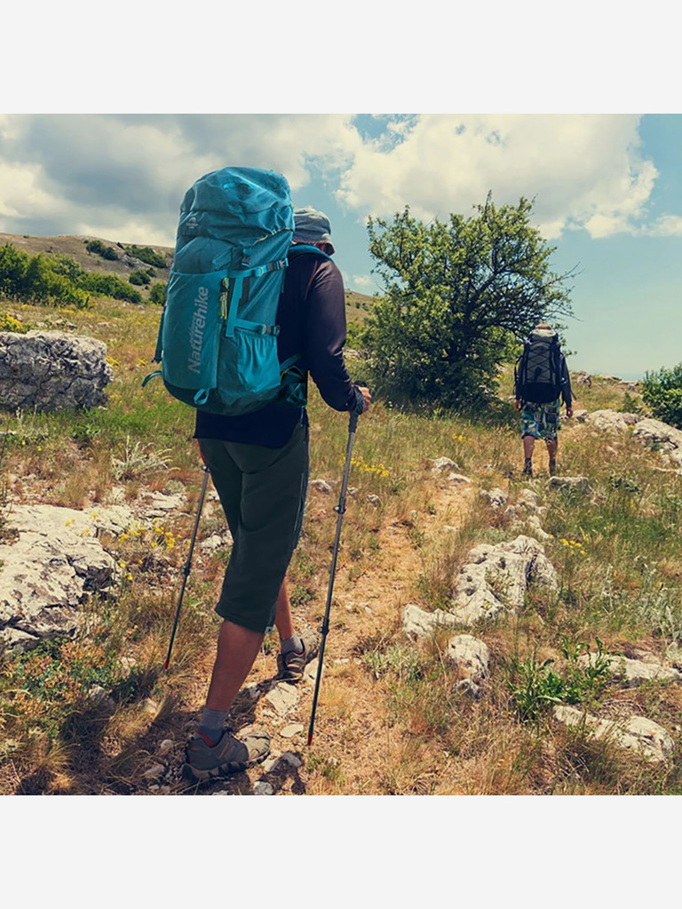 Палка Naturehike карбоновая красная 130 см, 1 штука