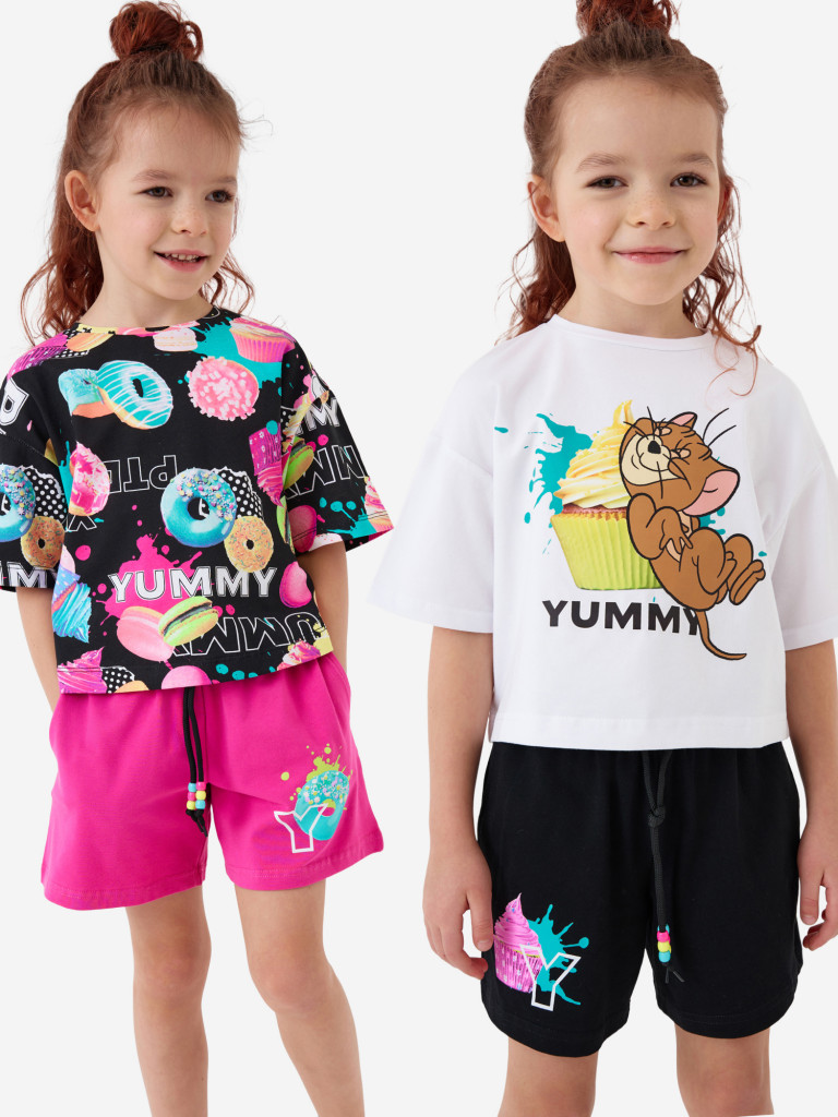 Шорты для девочек, 2 шт в комплекте PlayToday