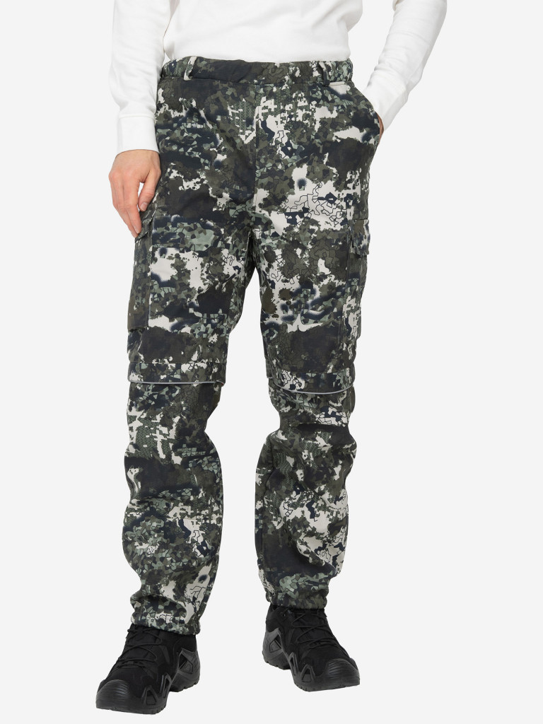 Костюм мужской Huntsman Полюс LUX зимний на флисе для охоты и рыбалки, ткань Cell