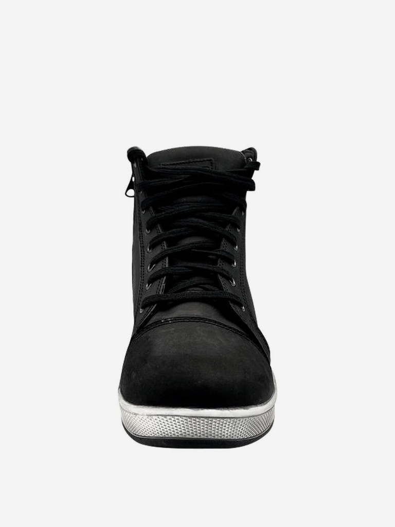 Мотоботы мужские MCP POCO LEATHER ZIP, черный