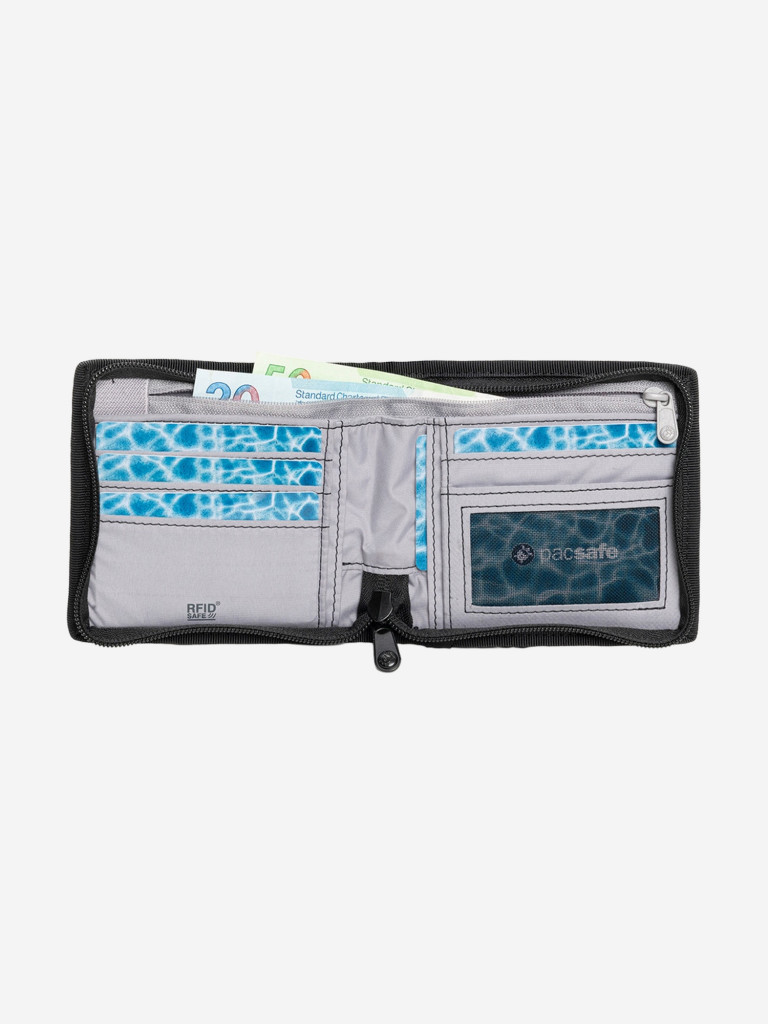 Кошелек антивор Pacsafe RFIDsafe Z100, Black
