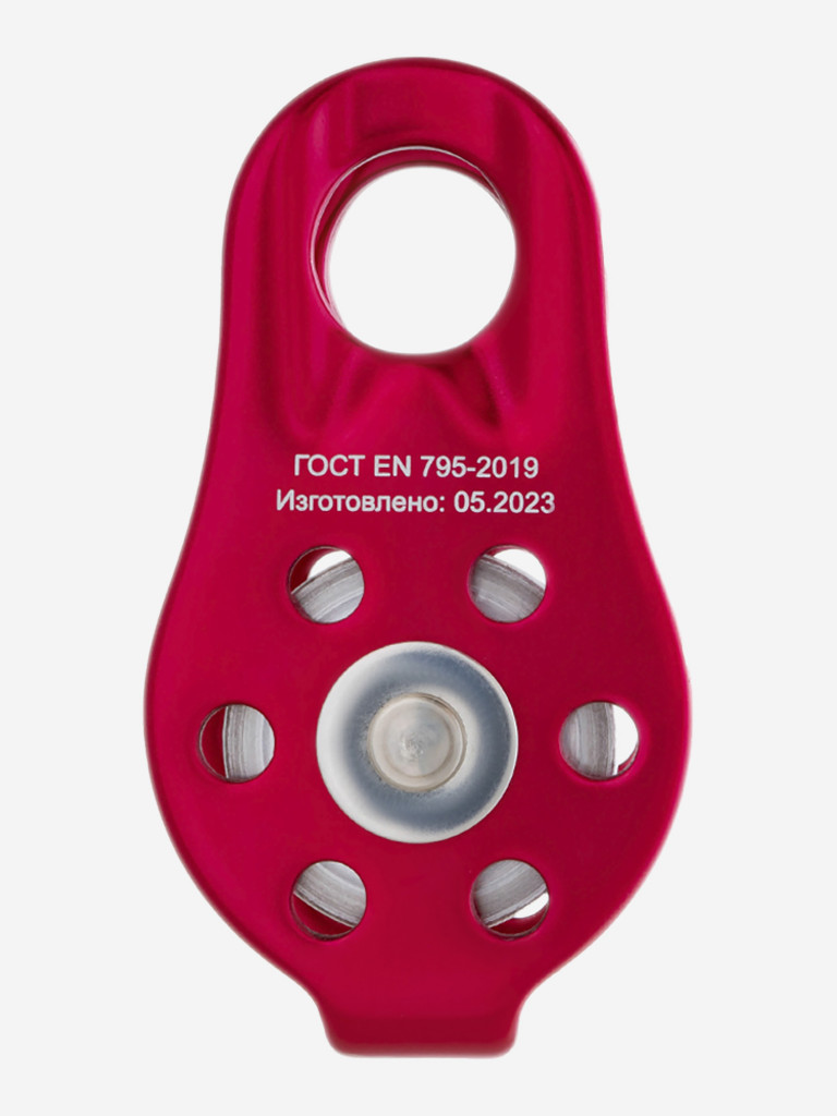 Блок-ролик одинарный «Спасатель» дюраль