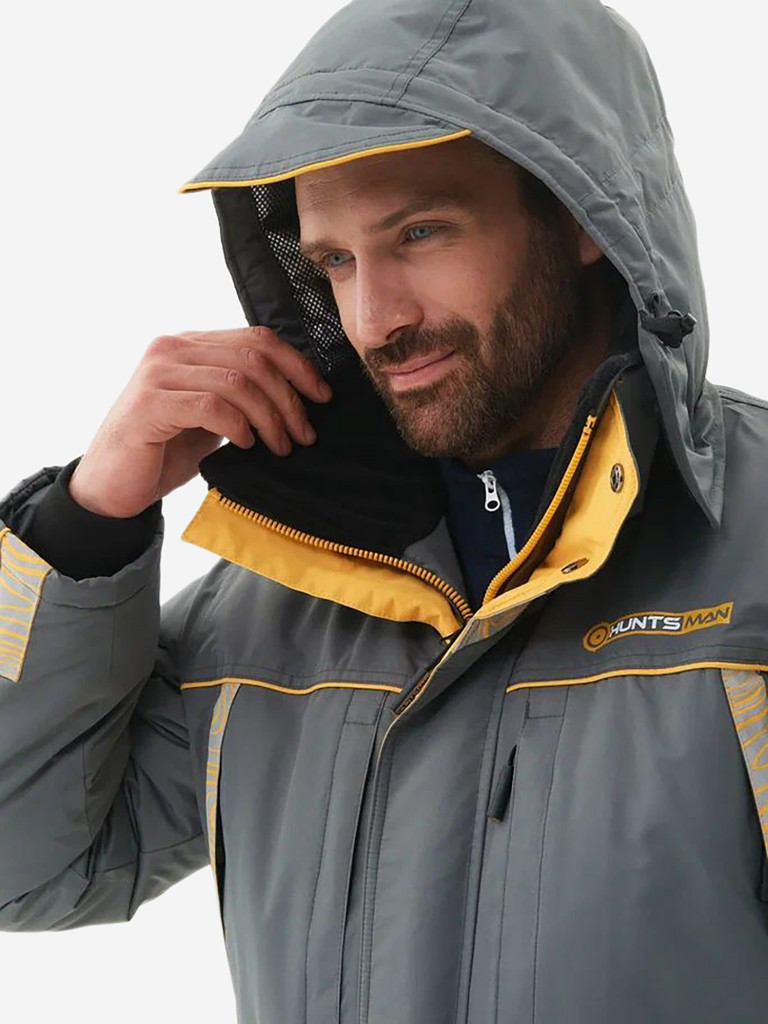 Костюм мужской Huntsman Elbrus, зимний из мембранной ткани, для охоты и рыбалки