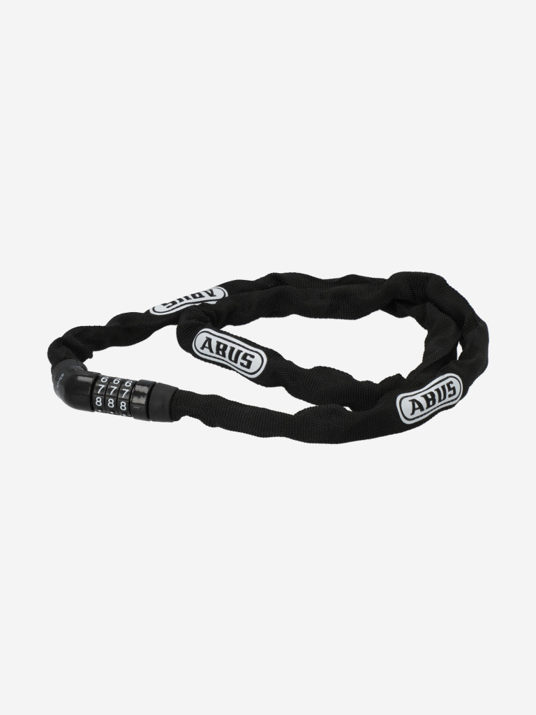 Замок велосипедный кодовый Abus 4804 C/110 BK Steel-O-Chain