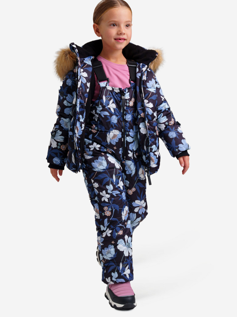 Комплект зимний для девочек: куртка, полукомбинезон PlayToday