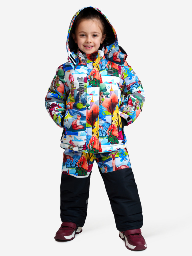 Комплект зимний для девочек: куртка, полукомбинезон PlayToday