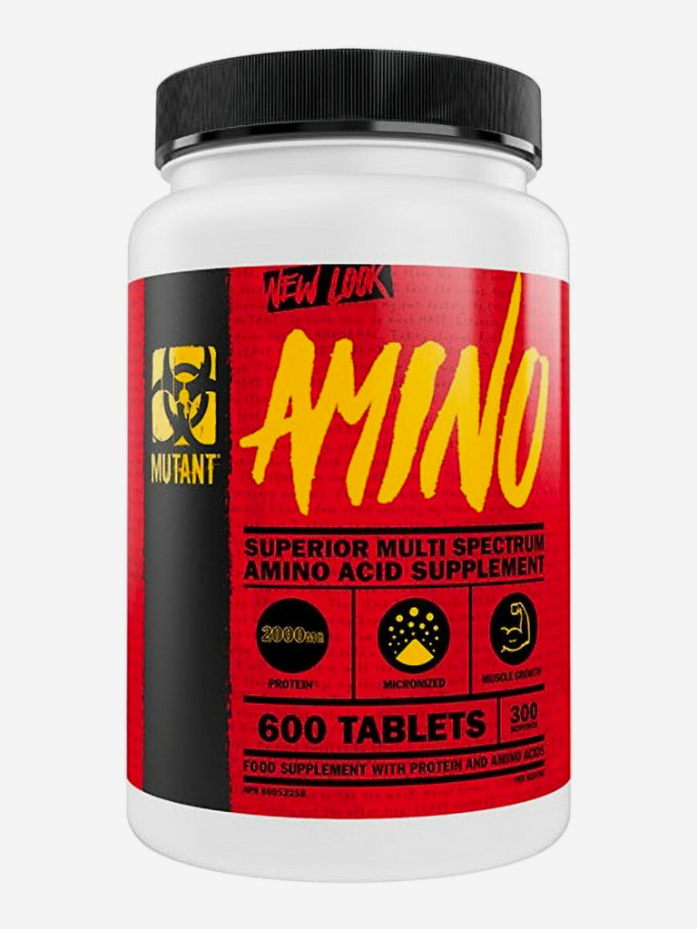 Аминокислотный комплекс Mutant Amino 1300 мг, 600 таб. 780 гр