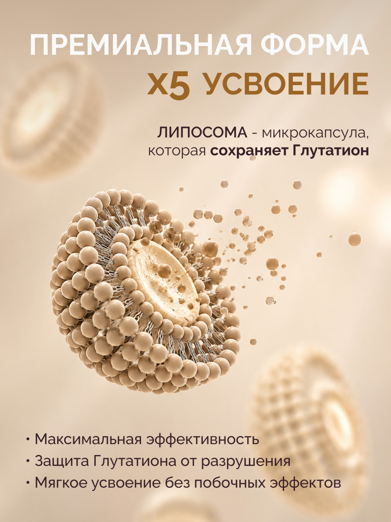 Глутатион липосомальный MedCraft 300мг, 60шт