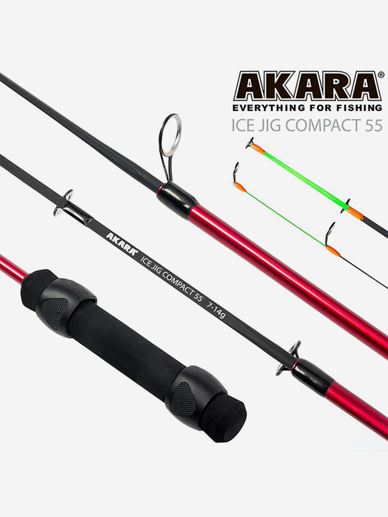 Удочка зимняя 2 колена Akara Ice Jig Compact 14г 55 см