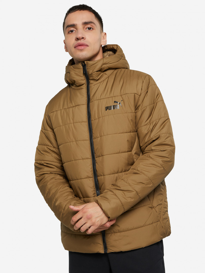 фото Куртка утепленная мужская puma essentials, коричневый