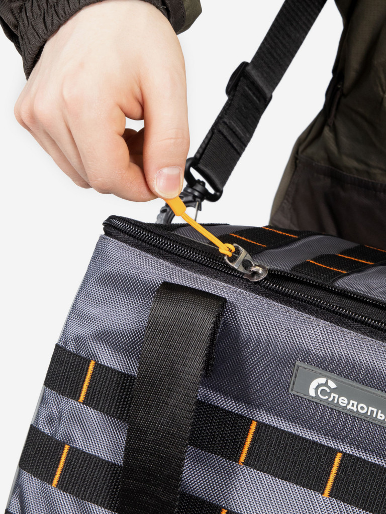 Сумка рыболовная Следопыт Base Lure Bag XL, 38х26х25 см, цвет серый + 5 коробок Luno.