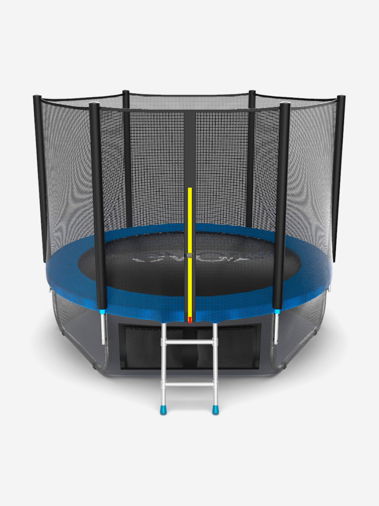 Батут каркасный EVO JUMP External 8ft + нижняя защитная сеть, диаметр 244 см